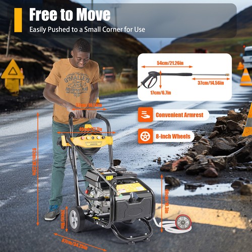 420cc petrol pressure washer - petrol,
