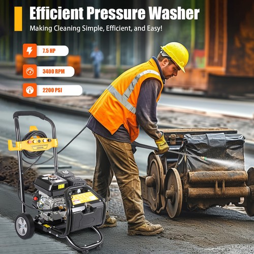 Petrol pressure washer - pressure, garden