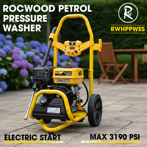 Rocwood petrol pressure washer - petrol,
