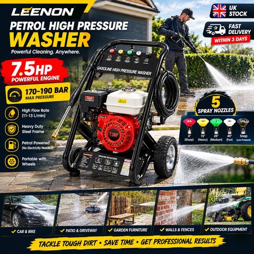5hp petrol pressure - 7.5hp,